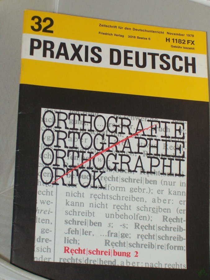 Artikelbild 1 des Artikels “11/1978, Rechtschreibung 2 “