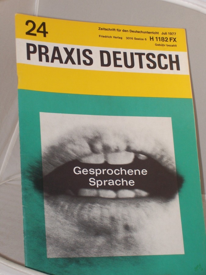 Artikelbild 1 des Artikels “7/1977, Gesprochene Sprache “