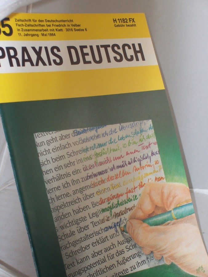 Artikelbild 1 des Artikels “5/1984, Aufsatz: Schreiben nach Texten “