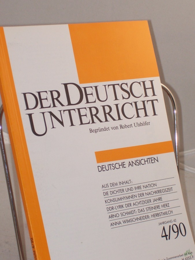 Artikelbild 1 des Artikels “4/1990, Deutsche Ansichten “