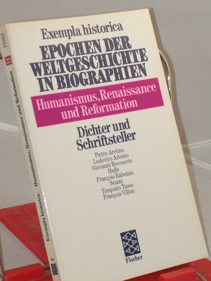 Artikelbild 1 des Artikels “Exempla historica. -Band. 22 : Humanismus, Renaissance und Reformation. Dichter und Schriftsteller “