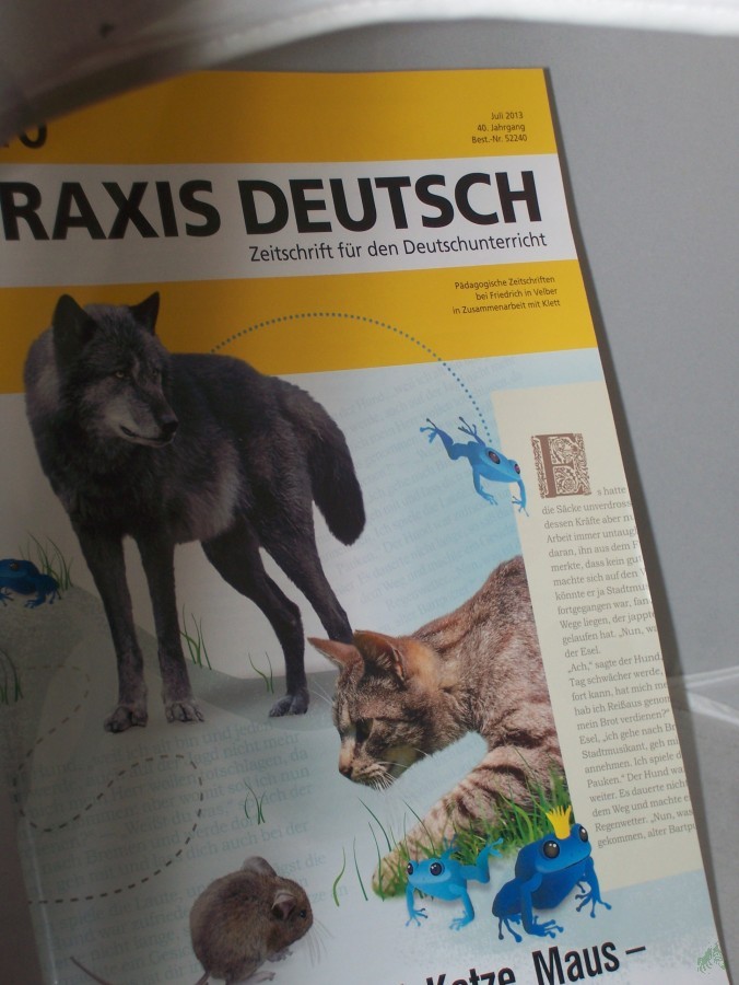 Artikelbild 1 des Artikels “7/2013, Hund, Katze, Maus Tiere in Texten “