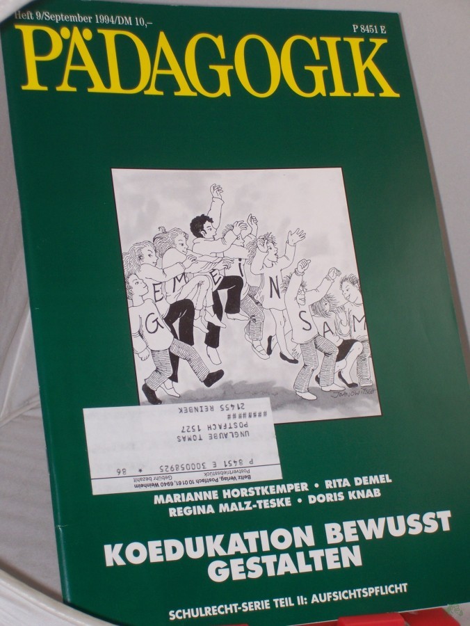 Artikelbild 1 des Artikels “9/1994, Koeduktion bewusst gestalten “