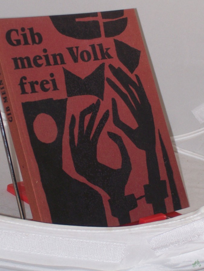 Artikelbild 1 des Artikels “Gib mein Volk frei : 8 Negerpredigten / James Weldon Johnson. Aus d. Amerikan. Dt. von Rudolf Hagelstange. Mit Illustrationen von Gerhard M. Hotop “
