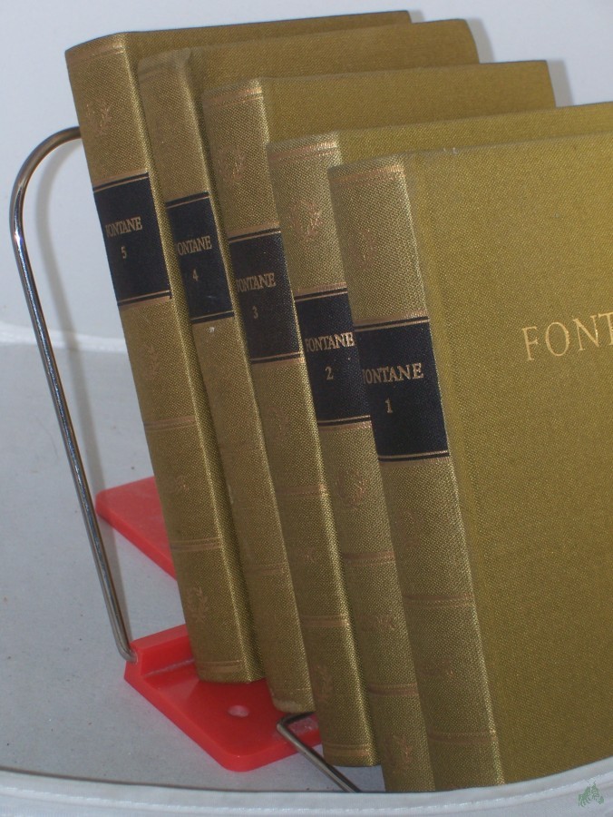 Artikelbild 1 des Artikels “Werke ||Fontanes Werke : in fünf Bänden / Fontane. Ausgew. u. eingel. von Hans-Heinrich Reuter Mehrteiliges Werk “