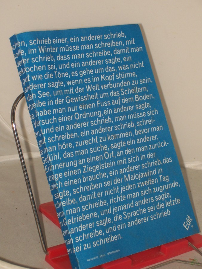 Artikelbild 1 des Artikels “Edit : Papier für neue Texte / hrsg. vom Literaturverein eDiT eFaU e.V. Zeitschrift/Serie “