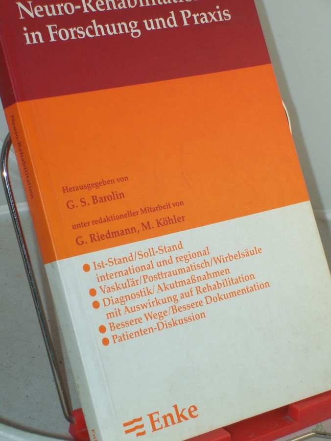 Artikelbild 1 des Artikels “Neuro-Rehabilitation in Forschung und Praxis : Ist-Stand, Soll-Stand international und regional ; vaskulär, posttraumatisch, Wirbelsäule ; Diagnostik, Akutmassnahmen mit Auswirkung auf Rehabilitation ; bessere Wege, bessere Dokumentation ; “