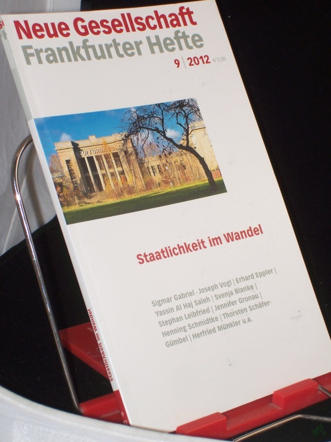 Artikelbild 1 des Artikels “9/2012, Staatlichkeit im Wandel “