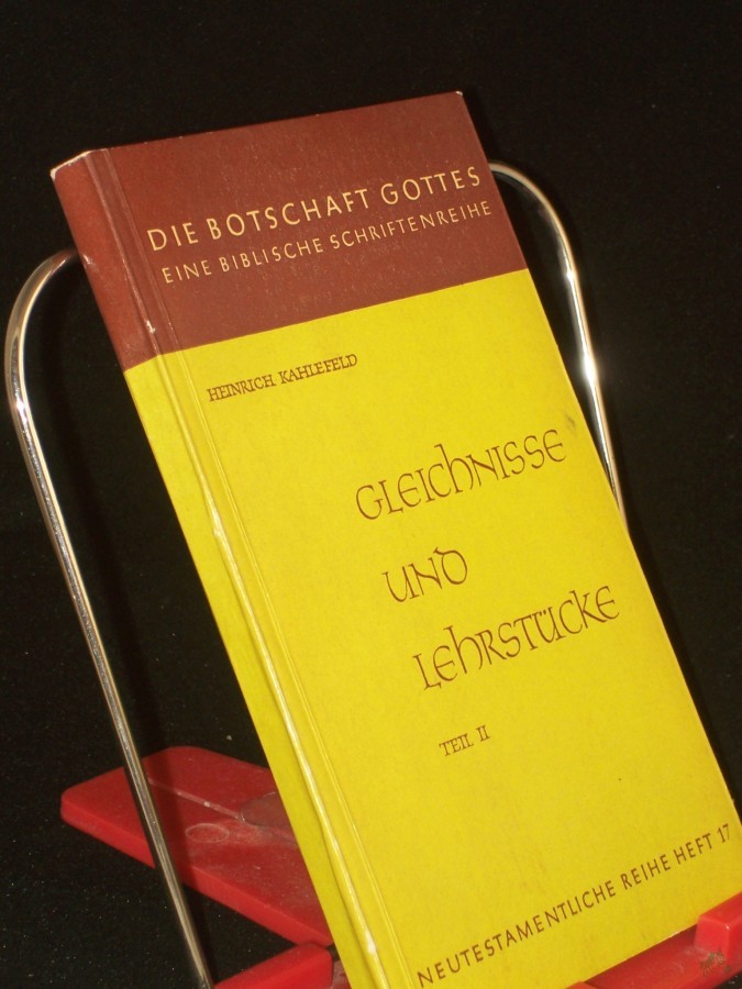 Artikelbild 1 des Artikels “Gleichnisse und Lehrstücke im Evangelium / Heinrich Kahlefeld Mehrteiliges Werk “
