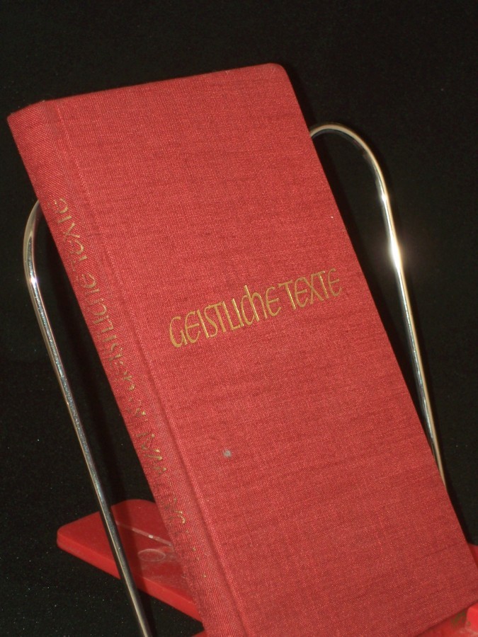 Artikelbild 1 des Artikels “Geistliche Texte : Zur Anregung f. Predigt u. Meditation / Benno Jatzwauk. Bearb. von Gotthard Richter “