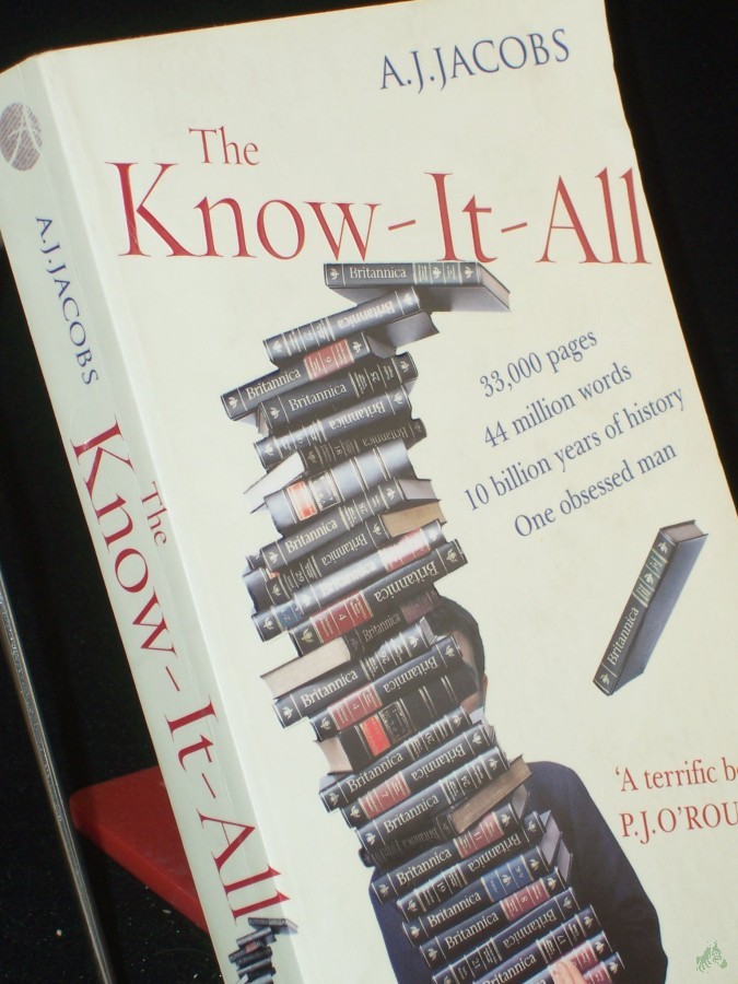 Product image 1 of the product “The Know-It-All: One Man's Humble Quest to Become the Smartest Person in the World ”