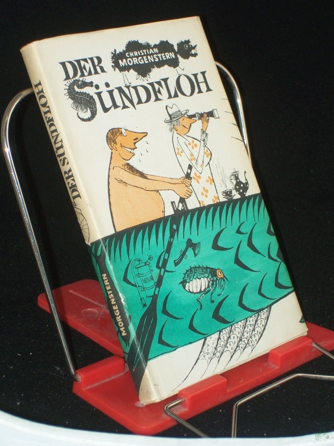 Artikelbild 1 des Artikels “Der Sündfloh : Grotesken, Parodien, Sprüche / Christian Morgenstern. Die Ausw. u. Zsstellg bes. Walter Püschel. Mit e. Geleitw. v. Arnold Zweig. Illustrationen: Armin Zoll “