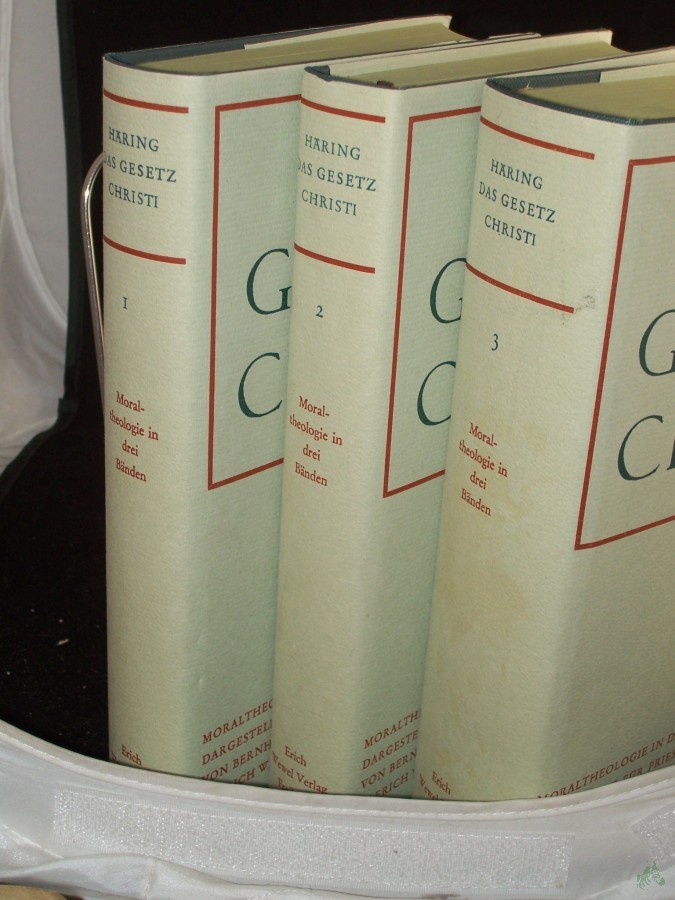 Product image 1 of the product “Das Gesetz Christi : Moraltheologie. Dargest. f. Priester u. Laien / Bernhard Häring ”