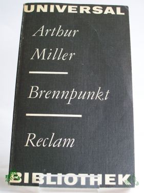 Artikelbild 1 des Artikels “Brennpunkt : Roman / Arthur Miller. Aus d. Engl. Übers. von Doris Brehm. Mit e. Nachw. von Joachim Krehayn. Mit Radierungen von Eberhard Löbel “