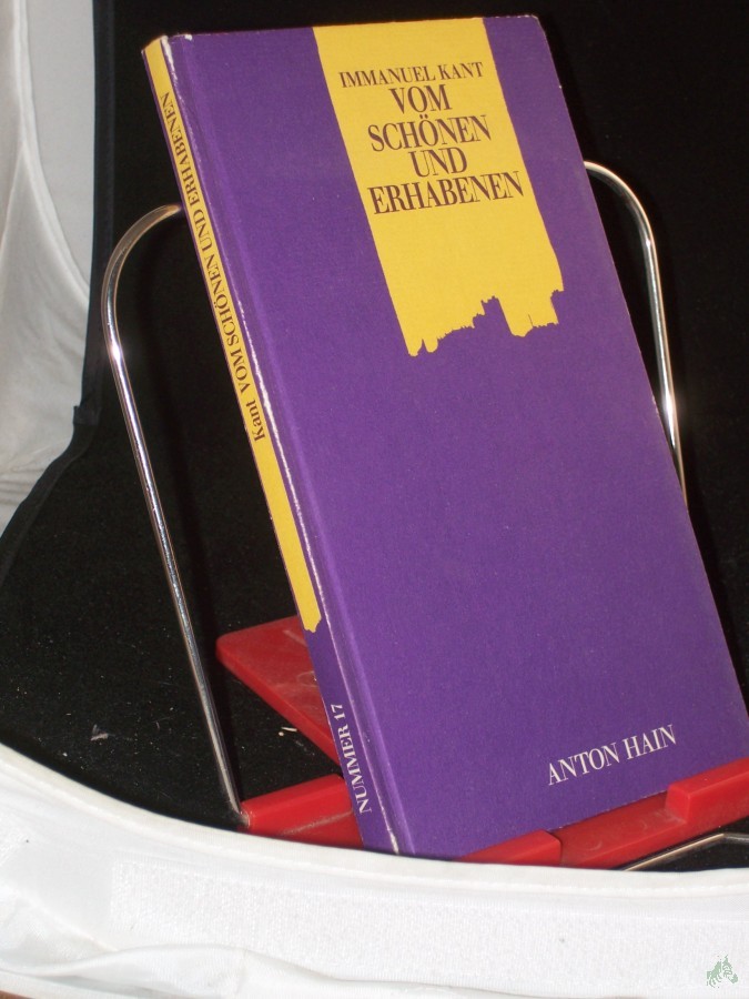 Artikelbild 1 des Artikels “Beobachtungen über das Gefühl des Schönen und Erhabenen / Immanuel Kant “