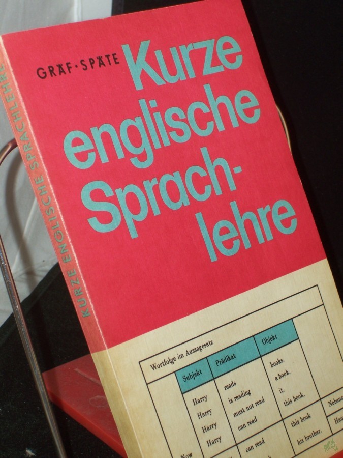 Product image 1 of the product “Kurze englische Sprachlehre / Gerhard Gräf ; Helmut Späte ”