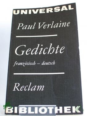 Product image 1 of the product “Gedichte : franz. u. dt. / Paul Verlaine. Hrsg. von Stephan Hermlin ”