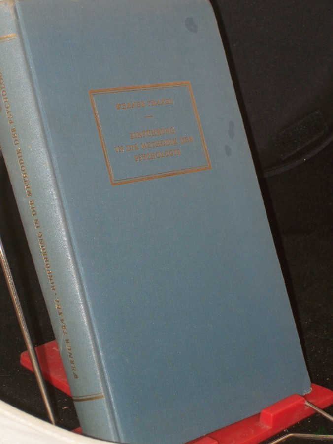 Artikelbild 1 des Artikels “Einführung in die Methodik der Psychologie / Werner Traxel “