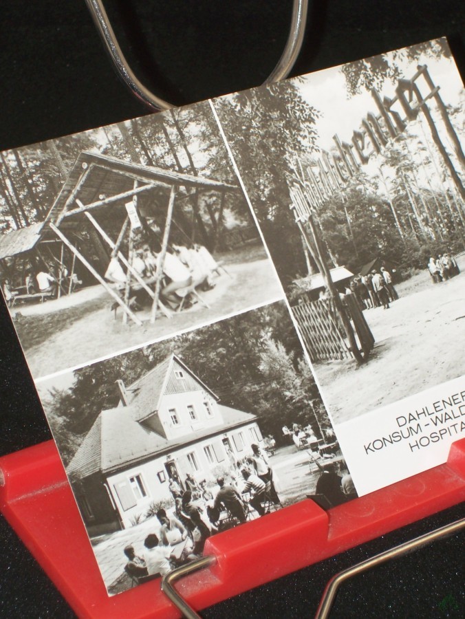 Artikelbild 1 des Artikels “Dahlener Heide, Konsum Waldgaststätte Hospitalhütte über Oschatz, Waldschenke, Foto: Albrecht “