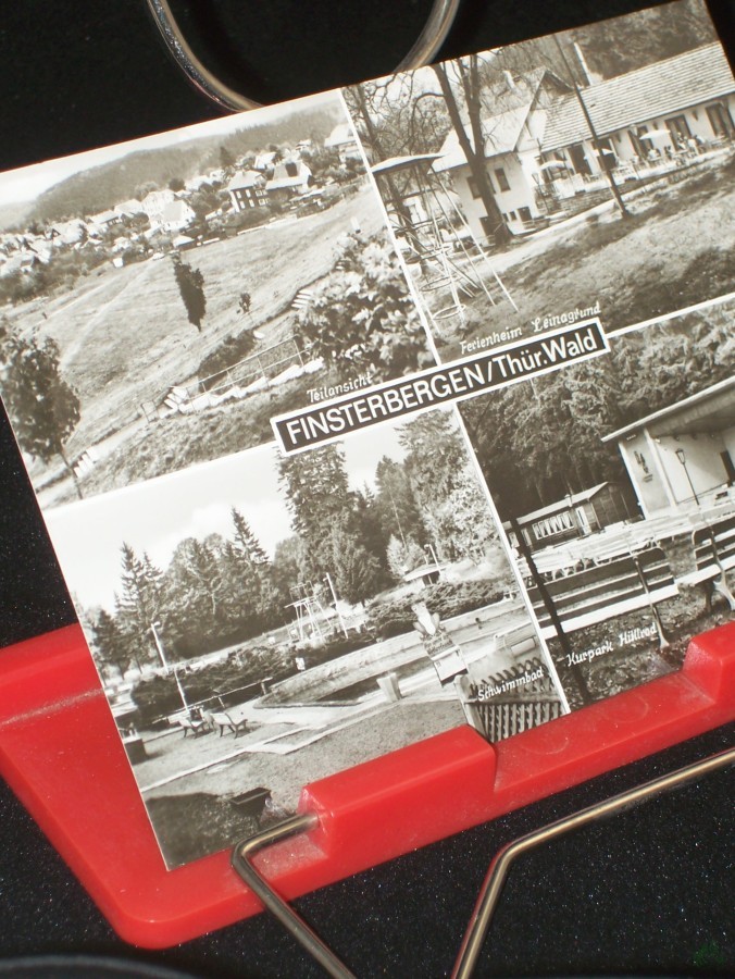 Artikelbild 1 des Artikels “Finsterbergen, Thür. Wald, Teilansicht, Ferienheim Leinagrund, Schwimmbad, Kurpark Hillrod “