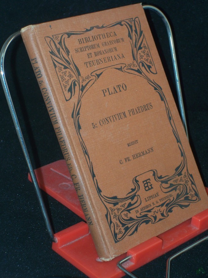 Product image 1 of the product “Convivium Phaedrus / Plato. Ex recogn. C. F. Hermanni, Text altgriechisch ”