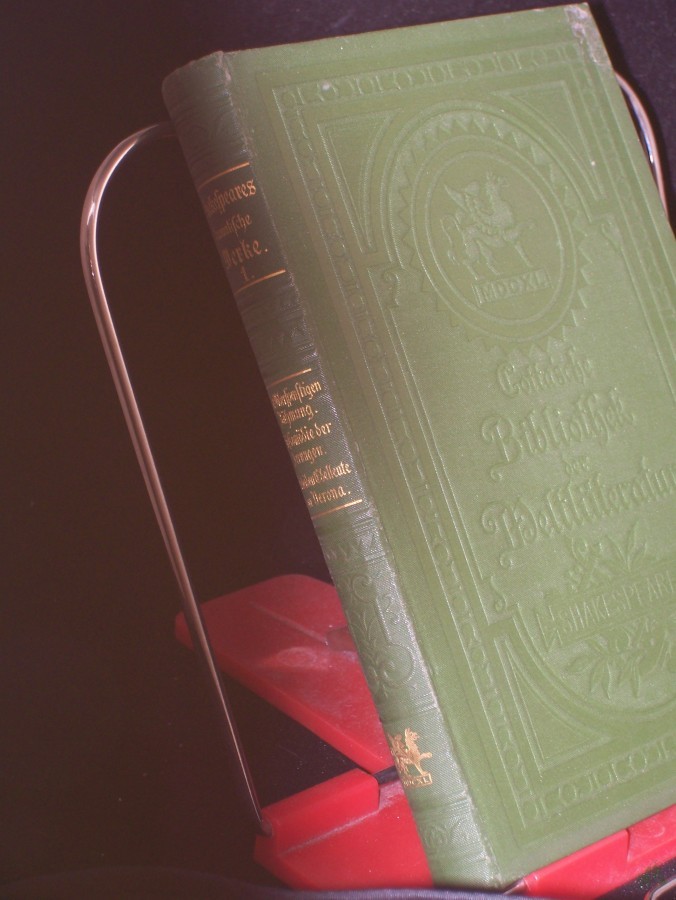 Artikelbild 1 des Artikels “Shakespeares sämtliche dramatische Werke, Jugendlustspiele, nach der Übersetzung von August Wilhelm Schlegel, Philipp Kaufmann und Voß “