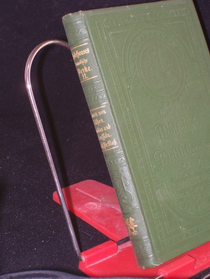 Artikelbild 1 des Artikels “1. Band, Shakespeares sämtliche dramatische Werke, Timon von Athen, Troilus und Kressida, Maß für Maß, nach der Übersetzung von August Wilhelm Schlegel, Philipp Kaufmann und Voß “