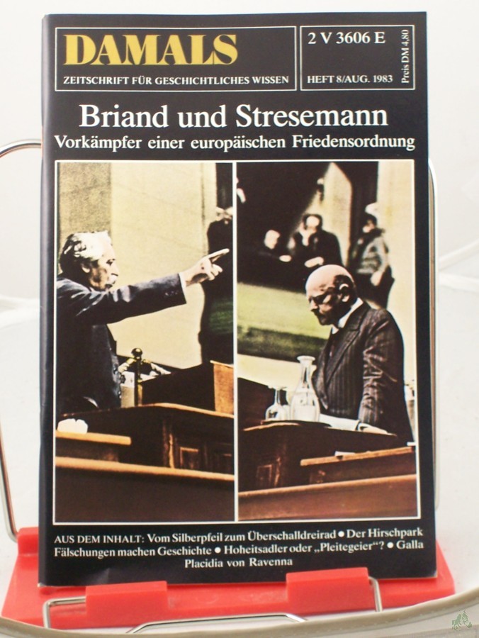 Artikelbild 1 des Artikels “8/1983, Briand und Stresemann “