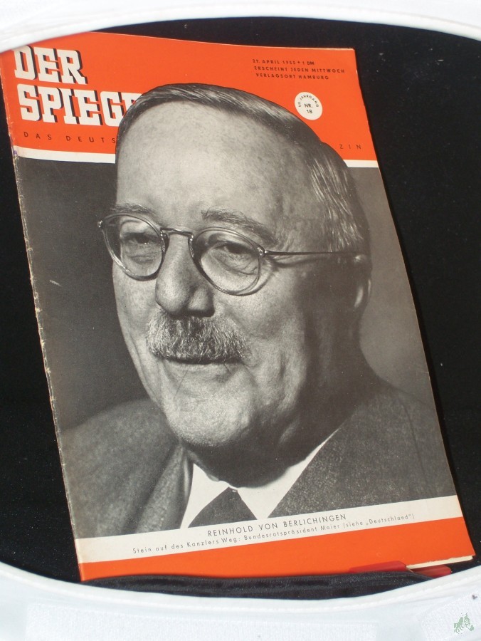 Product image 1 of the product “18/1953, REINHOLD VON BERLICHINGEN; STEIN AUF DES KANZLERS WEG; BUNDESRATSPRÄSIDENT MAIER ”