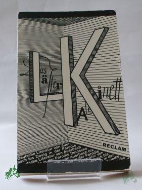 Product image 1 of the product “Das Lästerkabinett : dt. Literatur von Auerbach bis Zweig in d. Parodie / hrsg. von Günter de Bruyn ”