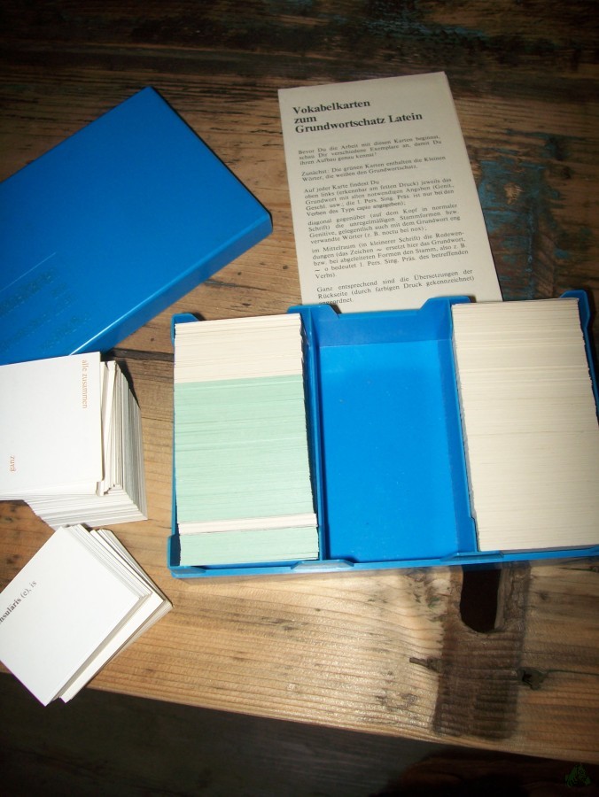 Product image 1 of the product “Vokabelkarten zum Grundwortschatz Latein ”