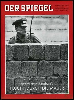 Product image 1 of the product “13/1962, Unternehmen REISEBÜRO, Flucht durch die Mauer ”