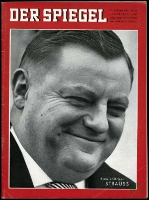 Artikelbild 1 des Artikels “43/1961, Kanzler Krise STRAUSS “