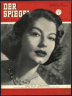 Product image 1 of the product “14/1952, VENUS DES 20. JAHRHUNDERTS KANN NICHT SPIELEN; KANN NICHT SPRECHEN; HOLLYWOOD STAR AVA GARNER ”
