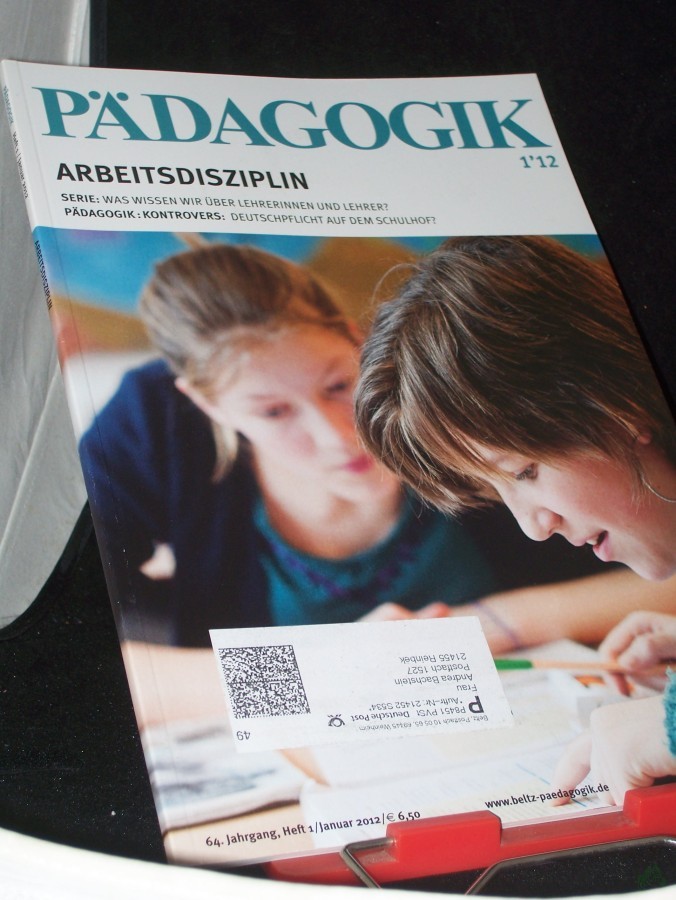 Product image 1 of the product “1/2012 Arbeitsdisziplin ”