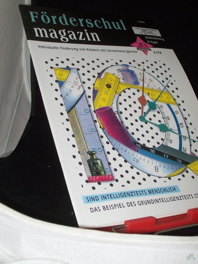 Artikelbild 1 des Artikels “5/1998, Sind Intelligenztest menschlich “