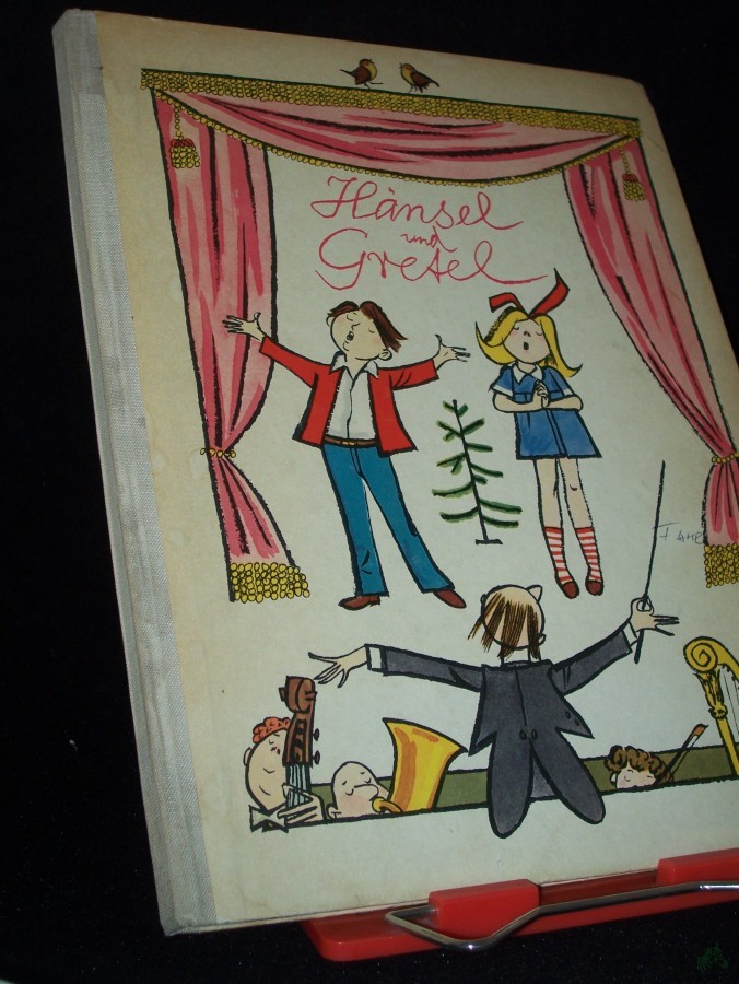 Artikelbild 1 des Artikels “Hänsel und Gretel / Engelbert Humperdinck. Eine ill. Geschichte f. kleine u. große Leute nach d. gleichnamigen Märchenoper v. Adelheid Wette. Ill.: Werner Klemke “