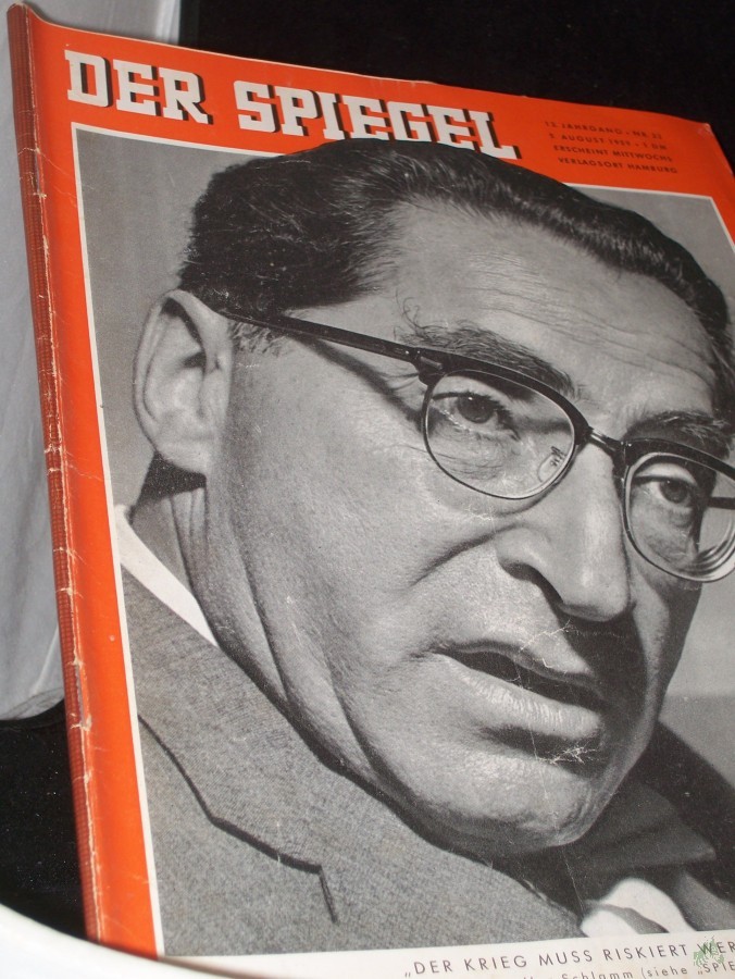 Artikelbild 1 des Artikels “32/1959 „DER KRIEG MUSS RISIKIERT WERDEN“ Politischer Schriftsteller Schlamm “