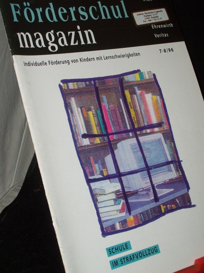 Artikelbild 1 des Artikels “7/8 1996, Schule im Strafvollzug “
