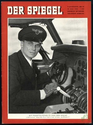 Artikelbild 1 des Artikels “22/1955, Mit fünftausend PS aus der Asche, Lufthansa Kapitän Kurt Schultze “