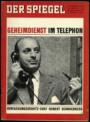 Artikelbild 1 des Artikels “38/1963, Verfassungsschutz Chef Hubert Schruebbers “