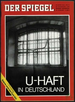 Artikelbild 1 des Artikels “12/1964, U-HAFT in Deutschland “