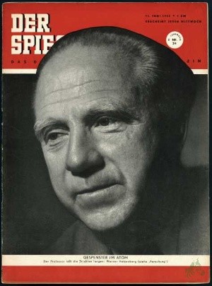 Artikelbild 1 des Artikels “24/1952, Gespenster im Atom, Der Professor läßt die Strahlen fangen, Werner Heisenberg “