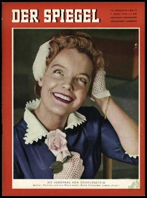 Artikelbild 1 des Artikels “10/1956, Die Jungfrau von Geiselgasteig, Mutter, Tochter und ein Gastronom, Romy Schneider “