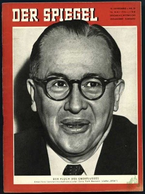 Artikelbild 1 des Artikels “20/1956, Der Fluch des Überflusses, Amerikas Landwirtschaftsminister Ezra Taft Benson “