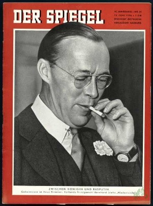 Product image 1 of the product “24/1956, Zwischen Königin und Rasputin, Geheimnisse im Haus Oranien, Hollands Prinzengemahl Bernhard ”