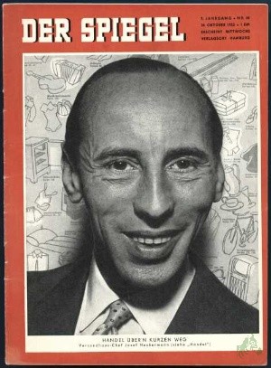 Artikelbild 1 des Artikels “44/1955, Handel übern kurzen Weg, Versandhaus Chef Josef Neckermann “