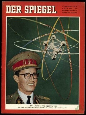 Artikelbild 1 des Artikels “15/1958, Jahrmarkt des Atomzeitalters, Weltaustellungs-Schirmherr Baudouin I “