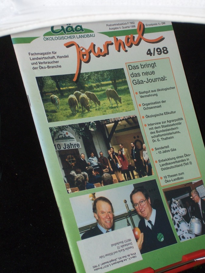 Artikelbild 1 des Artikels “4/1998 Saatgut “