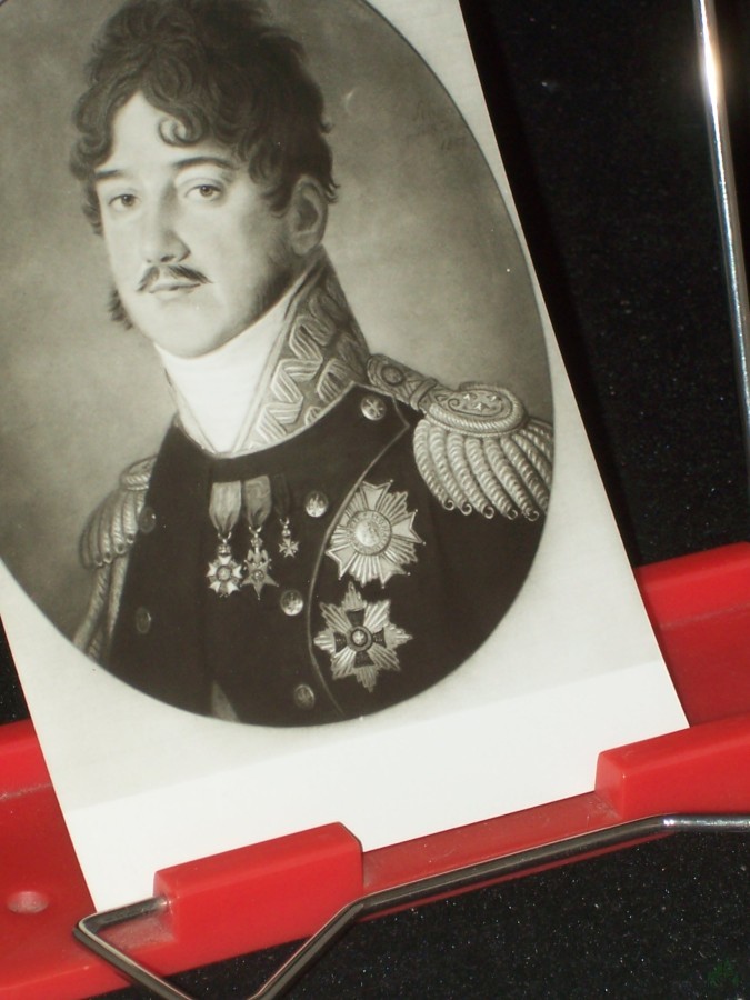 Artikelbild 1 des Artikels “Messestadt Leipzig, Museum für Geschichte der Stadt Leipzig, Altes Rathaus, Fürst Poniatowski 1812, pastell v. J. H. Schmidt “